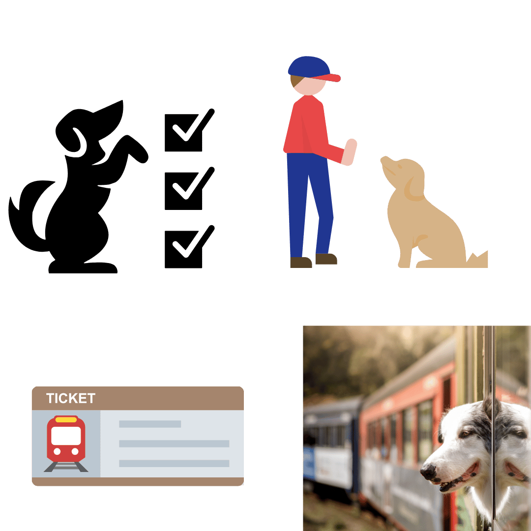 Pet travel in train - Dog travel in train