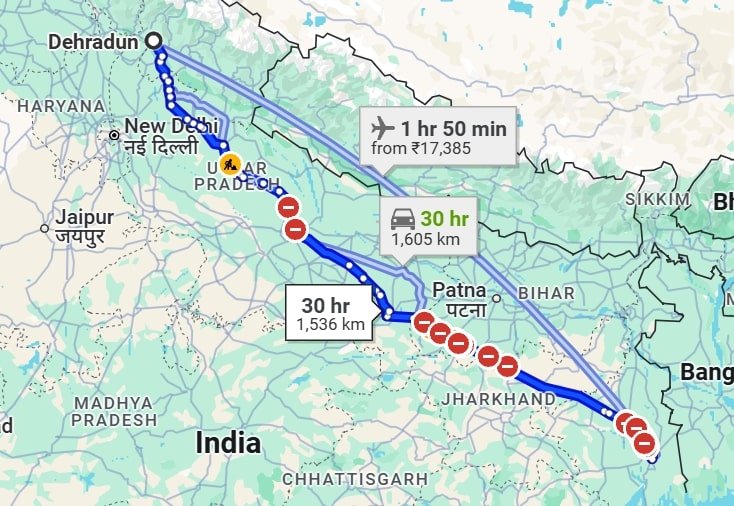 Dehradun to Kolkata pet travel