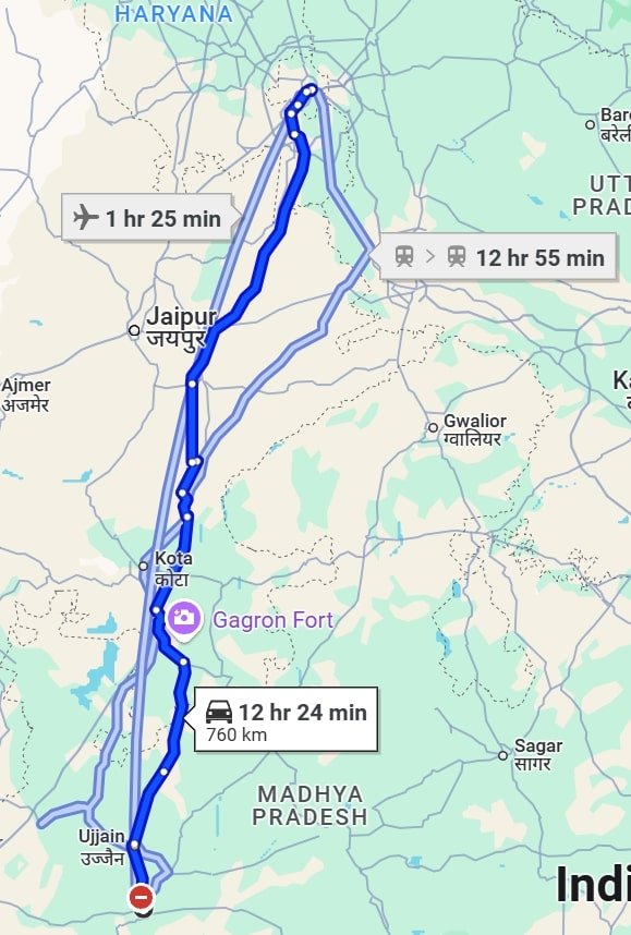 Indore to Delhi pet travel