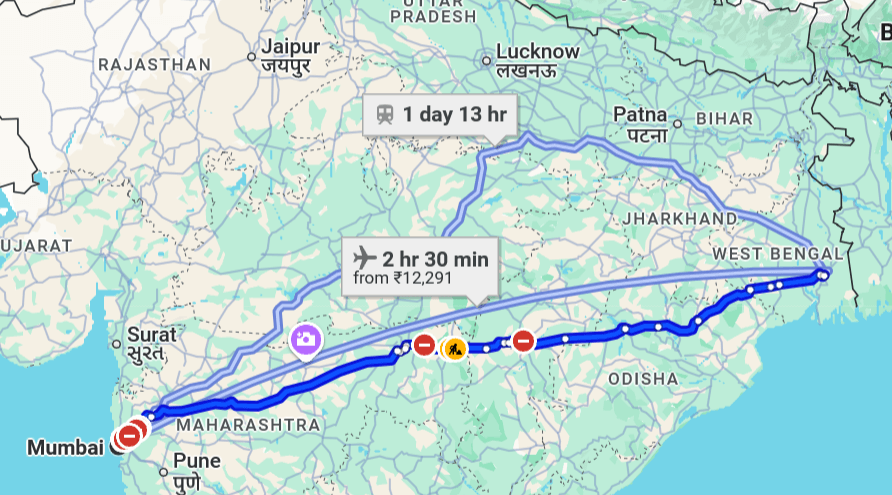 Mumbai to Kolkata pet travel routes ( air, road, train ) | Pet Relocation Services Mumbai